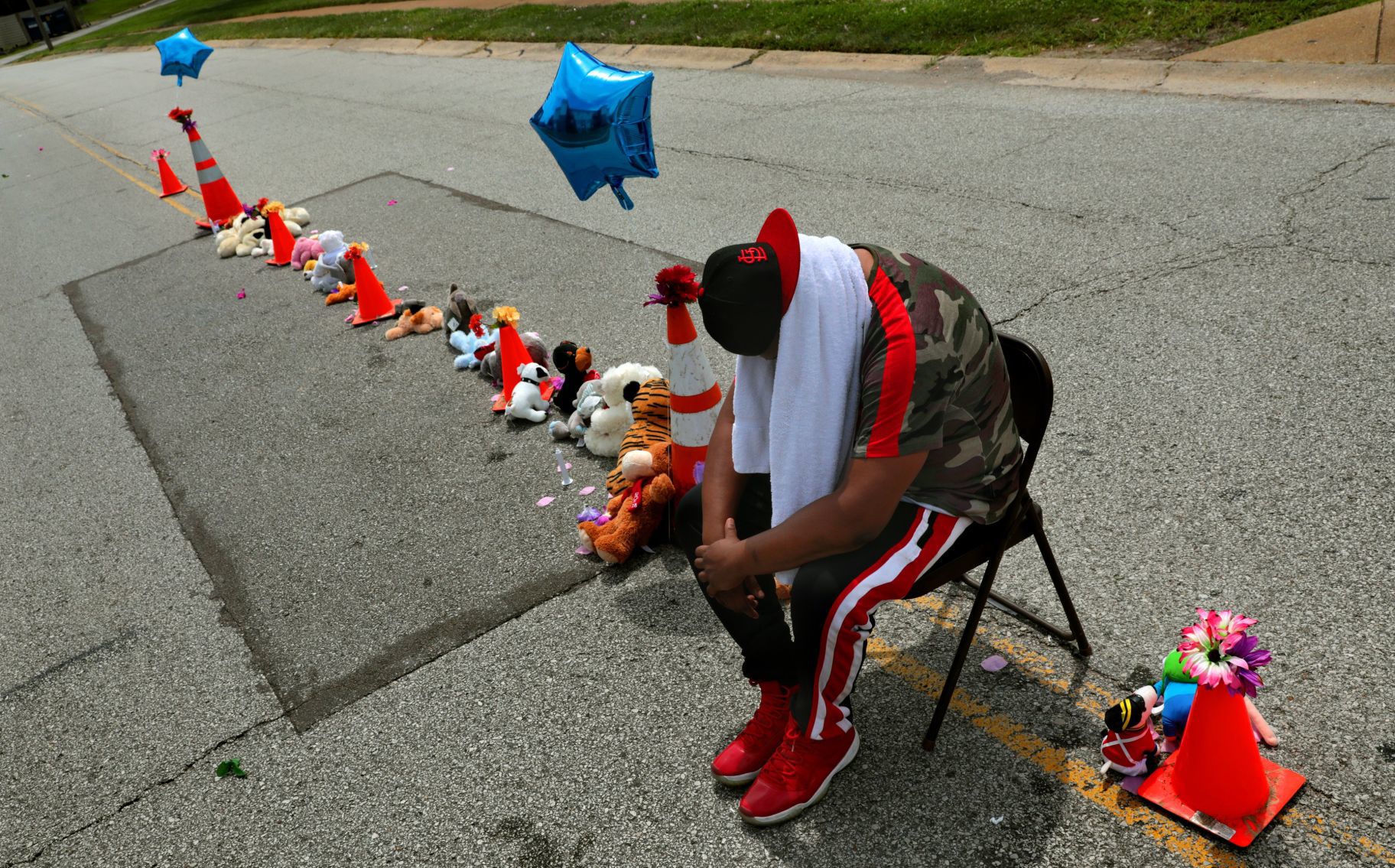 Memorial to Michael Brown, Jr. grows on Canfield Drive on eve of fifth anniversary of Ferguson unrest